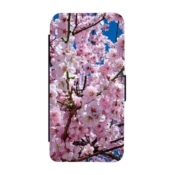 Japanska Körsbärsblommor Sakura iPhone 15 Plånboksfodral multifärg