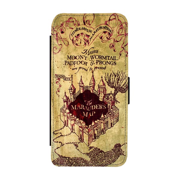 Harry Potter Marauder's Map Samsung Galaxy A54 5G Flip Mobilfodral