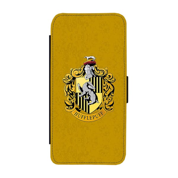 Harry Potter Hufflepuff iPhone SE 5G Flip Mobilfodral