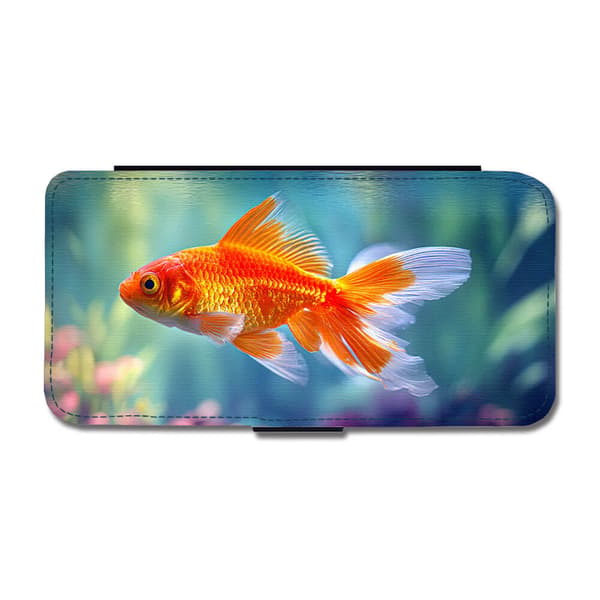 Fisk Guldfisk iPhone 13 Mini Flip Mobilfodral