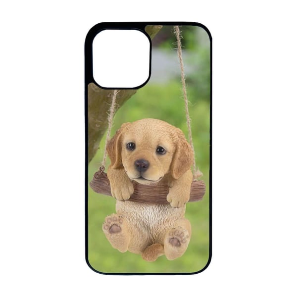 Hund Golden Retriever Valp iPhone 12 / iPhone 12 Pro Skal multifärg