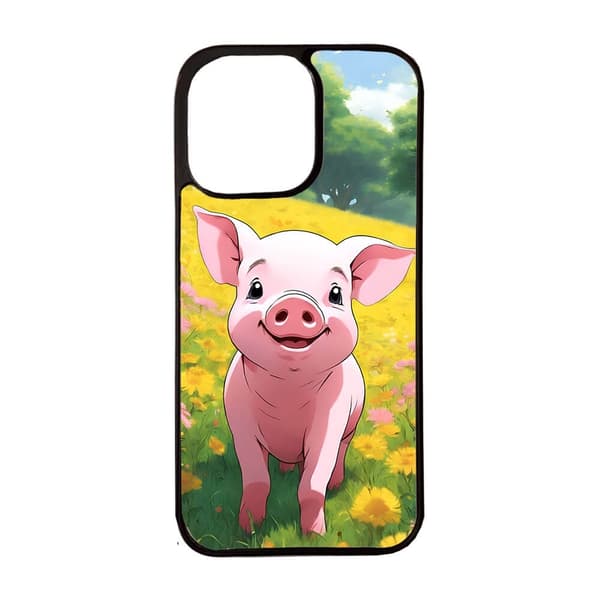 Gullig Tecknad Gris iPhone 11 Pro Max Skal