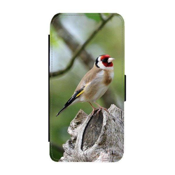 Fågel Steglits iPhone 12 / iPhone 12 Pro Plånboksfodral multifärg one size