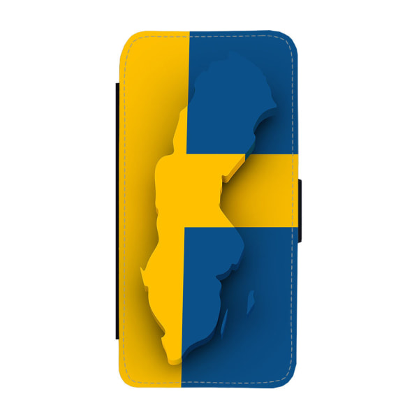 Karta Över Sverige Samsung Galaxy A54 5G Plånboksfodral multifärg