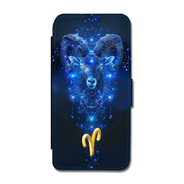 Stjärntecken Väduren Samsung Galaxy A14 Flip Mobilfodral