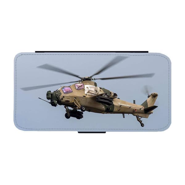 CAIC Z-10 Stridshelikopter iPhone 13 Pro Max Flip Mobilfodral