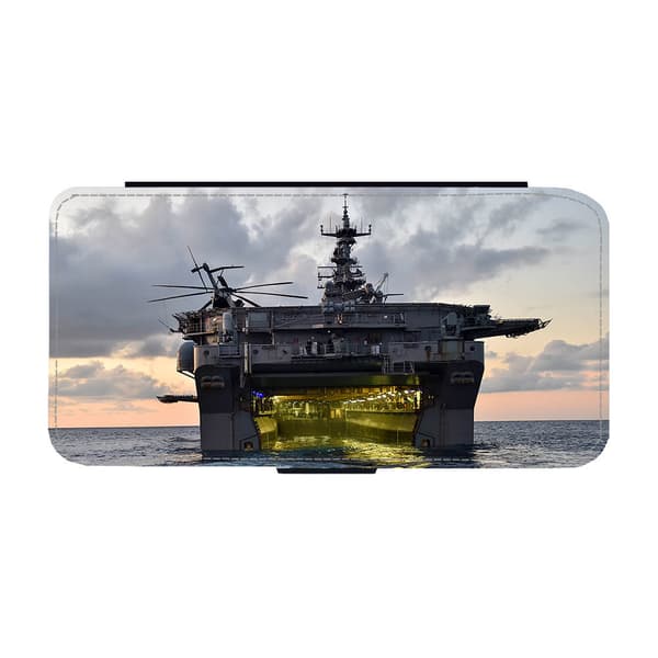 Amfibiskt Anfallsfartyg Google Pixel 6a Flip Mobilfodral