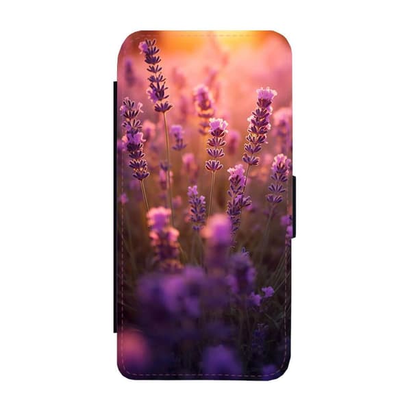Blommor Lavendel Samsung Galaxy A33 5G Flip Mobilfodral