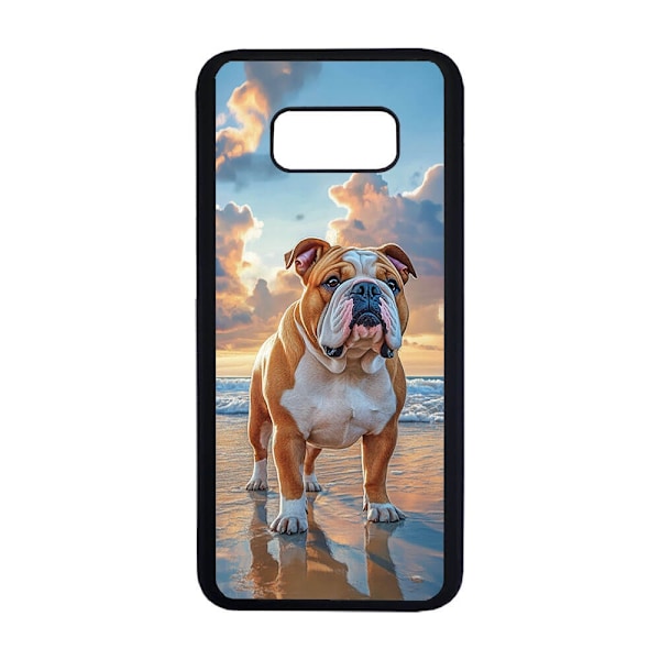 Hund Engelsk bulldogg Samsung Galaxy S8 Skal multifärg