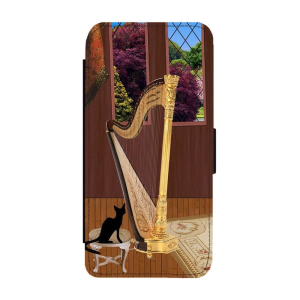 Musikinstrument Harpa Samsung Galaxy Note10 Plånboksfodral multifärg