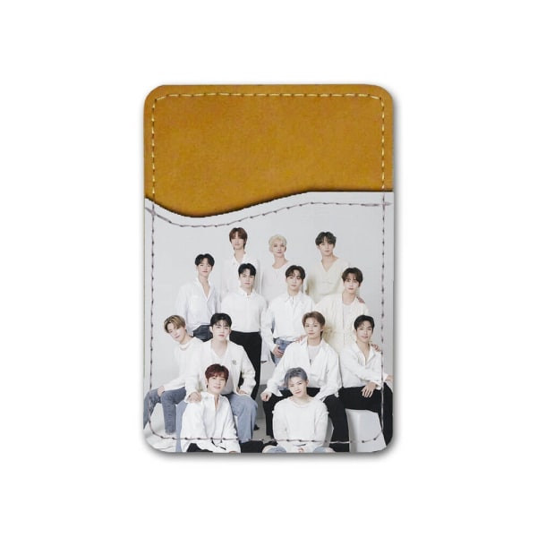 K-pop Seventeen Självhäftande Korthållare För Mobiltelefon multifärg one size