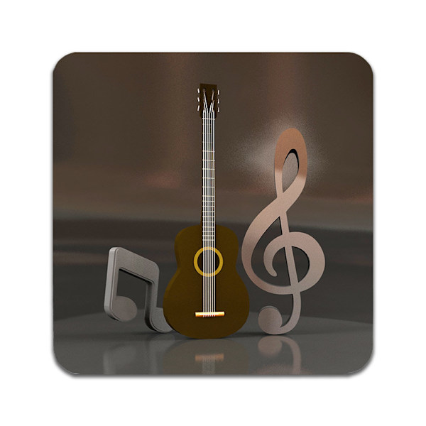 2 ST Gitarr Underlägg