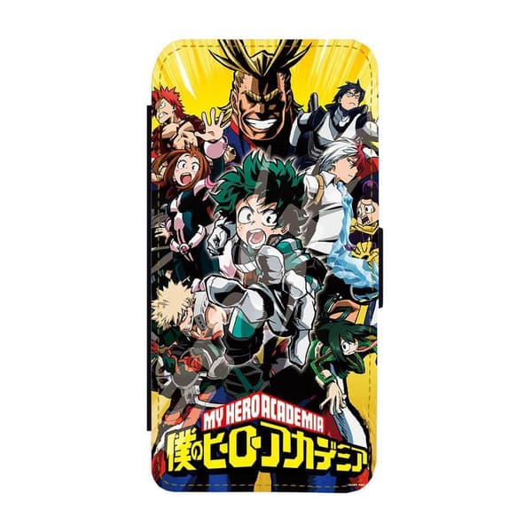 Manga My Hero Academia iPhone 14 Plus Flip Mobilfodral