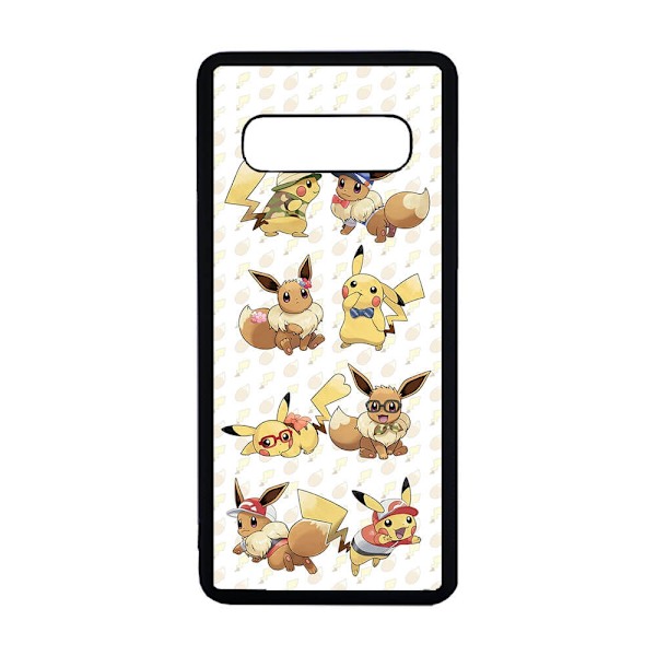 Pokemon Pikachu Eevee Samsung Galaxy S10 Skal