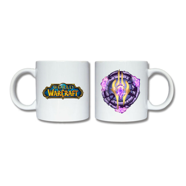 WOW World of Warcraft Draenei Mugg multifärg one size