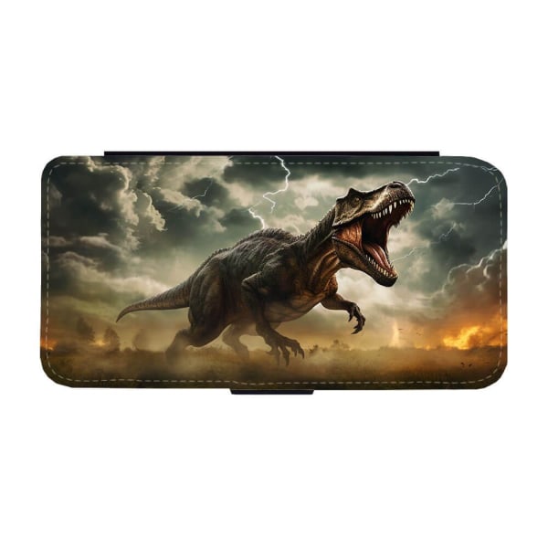 Dinosaurie Tyrannosaurus Rex Samsung Galaxy S23 Ultra Plånboksfo multifärg