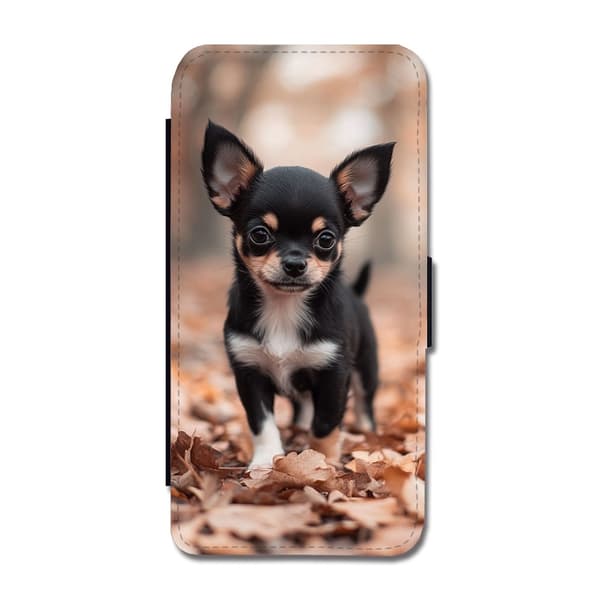 Hund Chihuahua iPhone 14 Plus Flip Mobilfodral