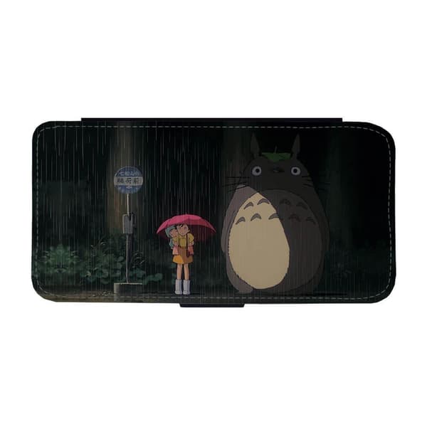 Totoro iPhone 13 Pro Max Flip Mobilfodral