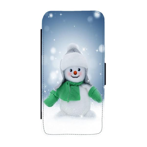 Snögubbe iPhone 17 Pro Max Flip Mobilfodral