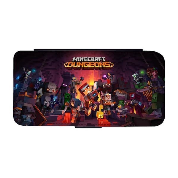 Minecraft Dungeons Samsung Galaxy A32 4G Flip Mobilfodral