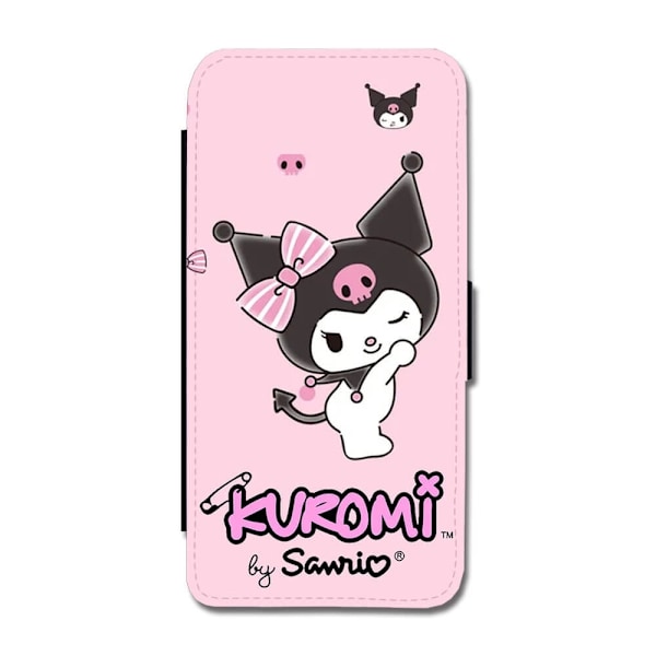 Kuromi iPhone X/iPhone XS Flip Mobilfodral