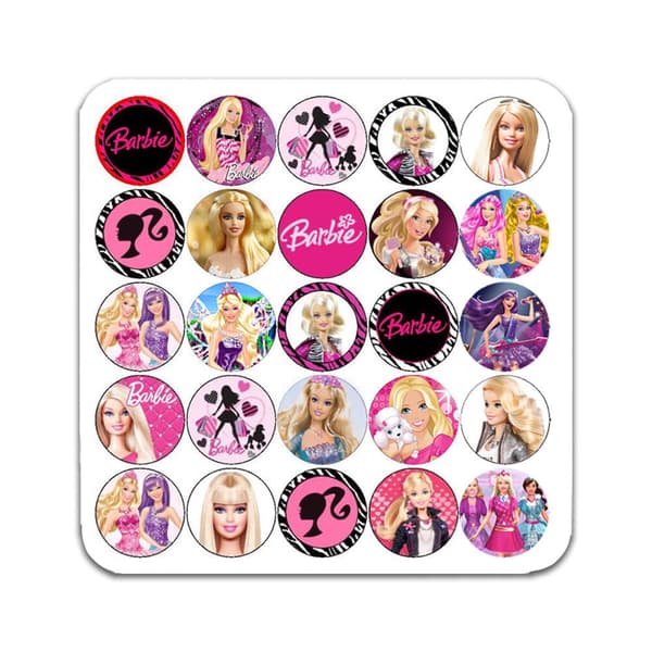 4 ST Barbie Underlägg