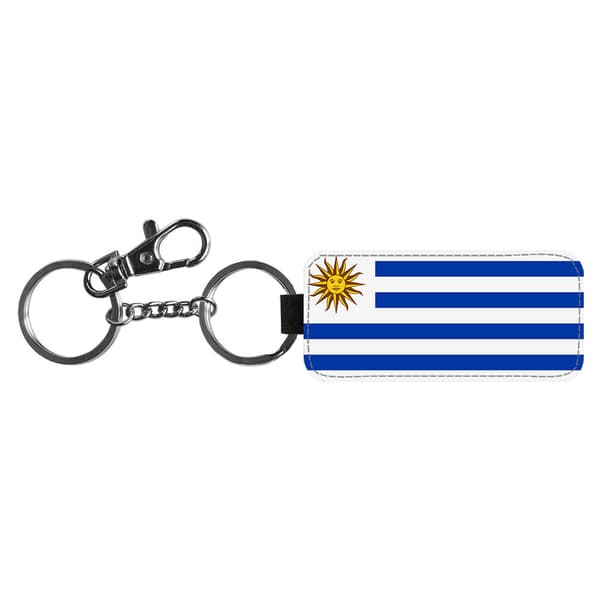 Uruguay Flagga Nyckelring