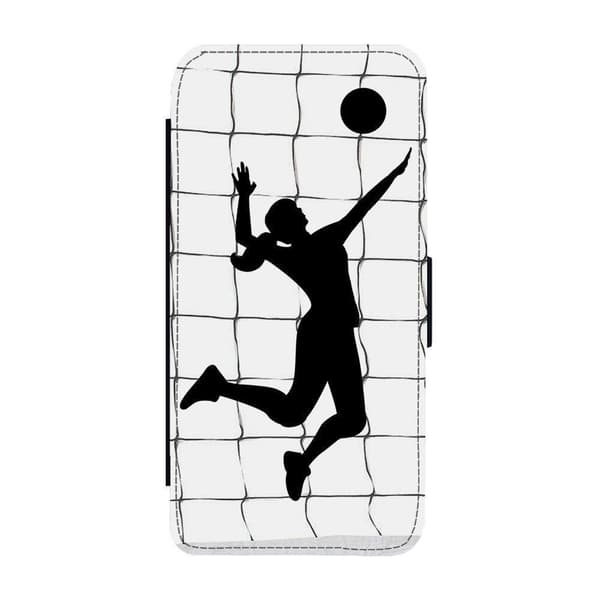 Volleyboll iPhone 13 Flip Mobilfodral