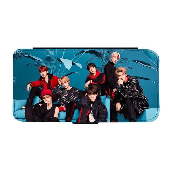 BTS Bangtan Boys 2018 iPhone 13 Mini Flip Mobilfodral