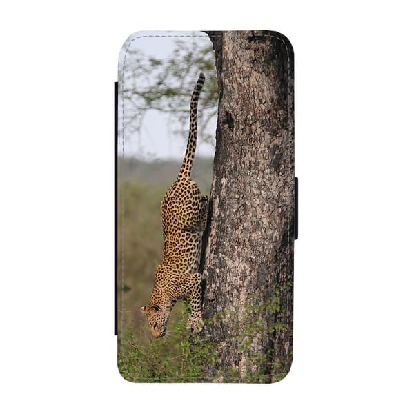Leopard Google Pixel 6a Flip Mobilfodral