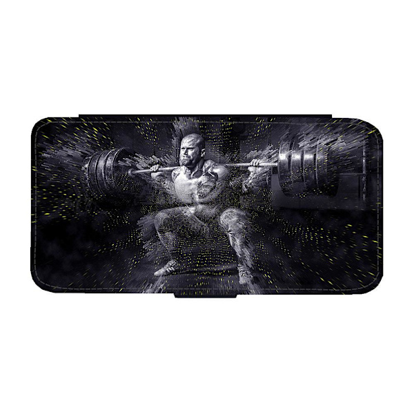 Tyngdlyftning iPhone 12 Pro Max Flip Mobilfodral