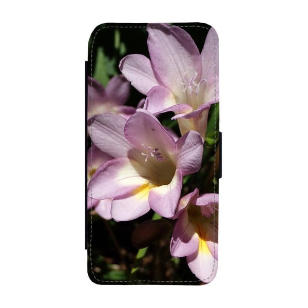 Fresia Blommor iPhone 15 Plus Plånboksfodral multifärg