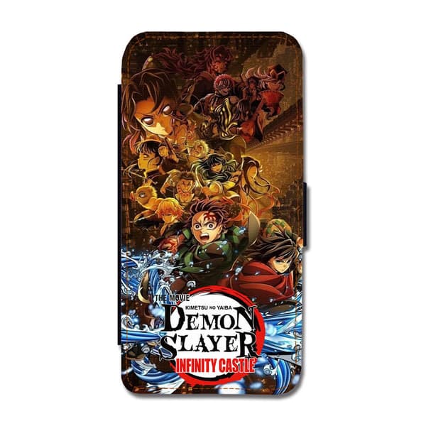 Demon Slayer Kimetsu No Yaiba Infinity Castle iPhone 17 Pro Max Flip Mobilfodral