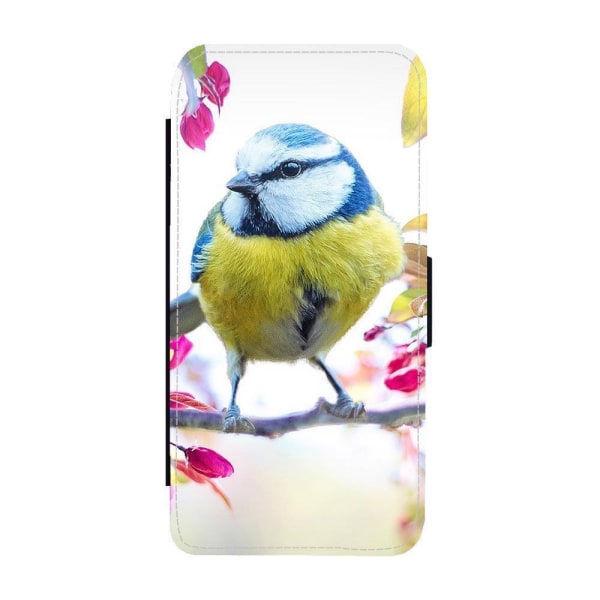 Fågel Blåmes iPhone 15 Plånboksfodral multifärg