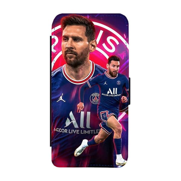Lionel Messi 2021 PSG iPhone 17 Pro Flip Mobilfodral