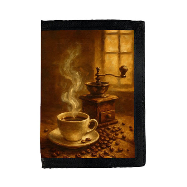 Kaffe Oljemålning Plånbok