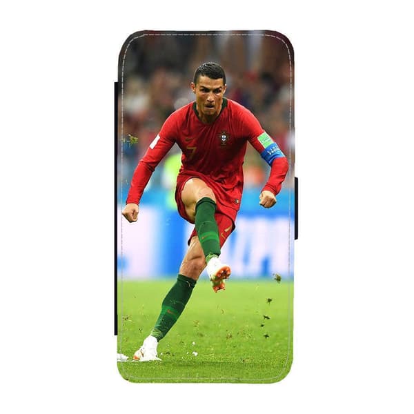 Cristiano Ronaldo 2018 iPhone 14 Plus Flip Mobilfodral