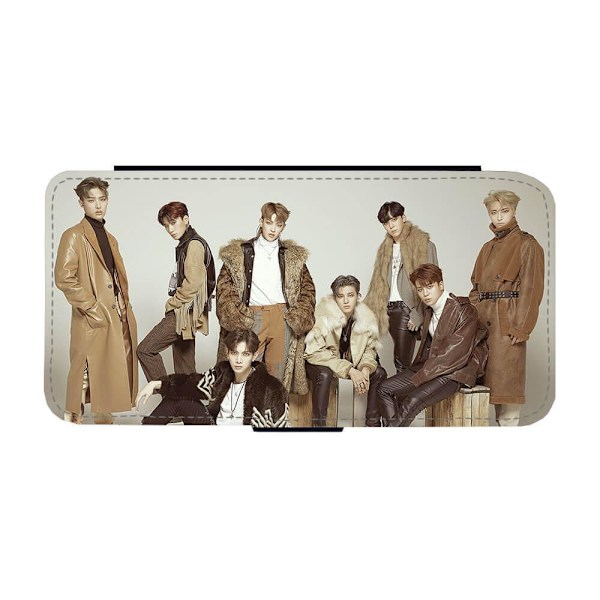 K-Pop Ateez iPhone 14 Flip Mobilfodral