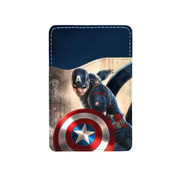 Manga Captain America Självhäftande Korthållare För Mobiltelefon multifärg one size