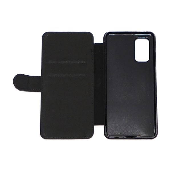 Tecknad Skrattande Katt Samsung Galaxy A32 4G Flip Mobilfodral