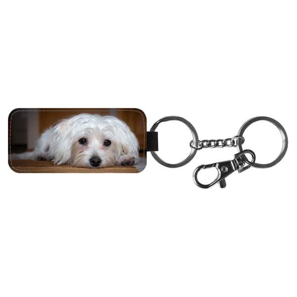 Hund Malteser Nyckelring