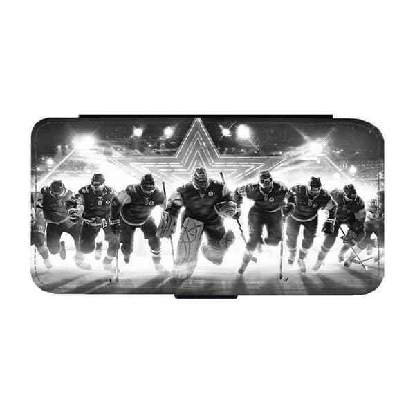 Ishockey iPhone 15 Pro Flip Mobilfodral