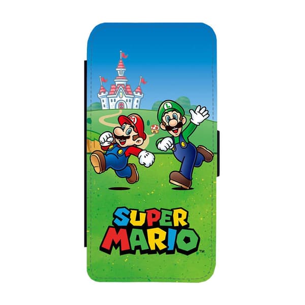 Mario och Luigi iPhone X/iPhone XS Flip Mobilfodral