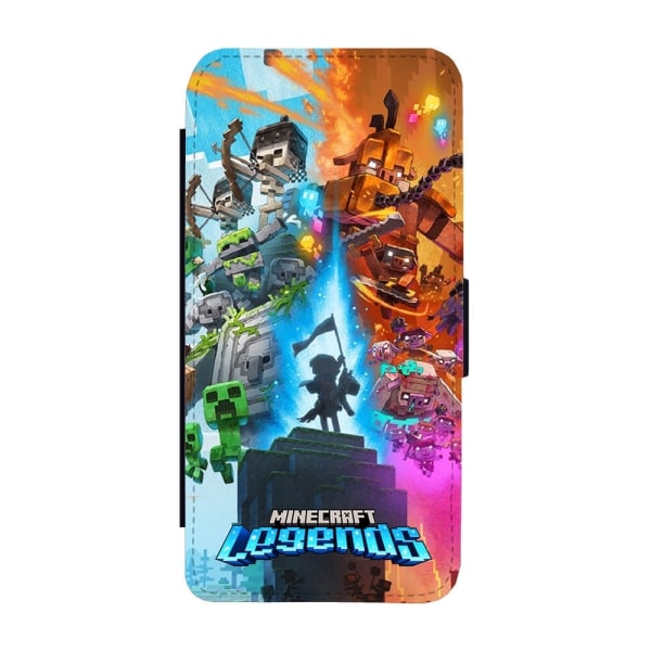Minecraft Legends iPhone 12 Mini Plånboksfodral multifärg