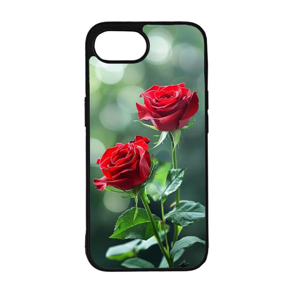 Blommor Röda Rosor iPhone 16e Skal