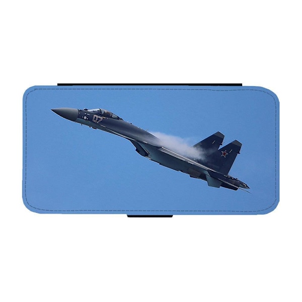 Sukhoi Su-35 Försvars Jaktplan iPhone 12/iPhone 12 Pro Plånboksfodral