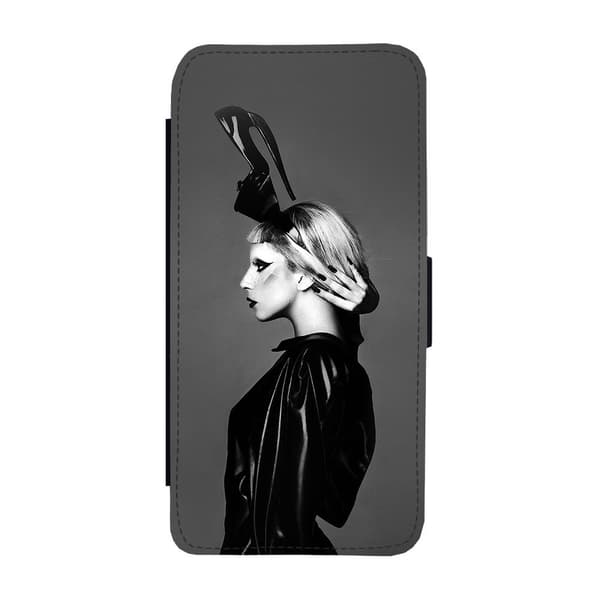Lady Gaga iPhone 14 Flip Mobilfodral