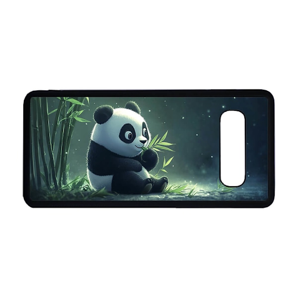 Söt Tecknad Panda För Barn Samsung Galaxy S10 Mobiltelefon Skal