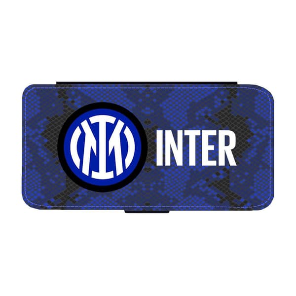 Inter Milan 2021 Logo iPhone 12 Mini Flip Mobilfodral