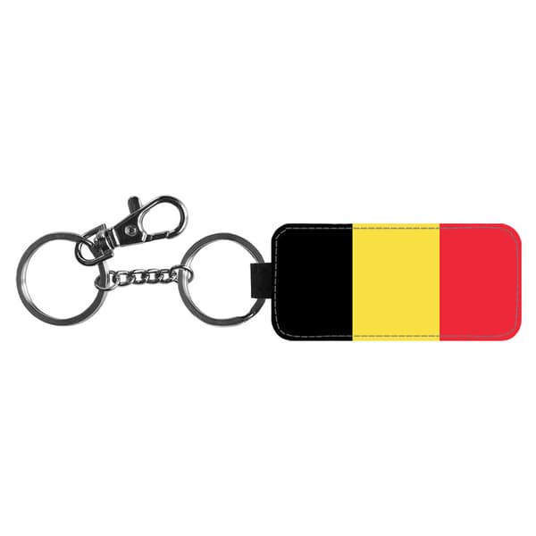 Belgien Flagga Nyckelring